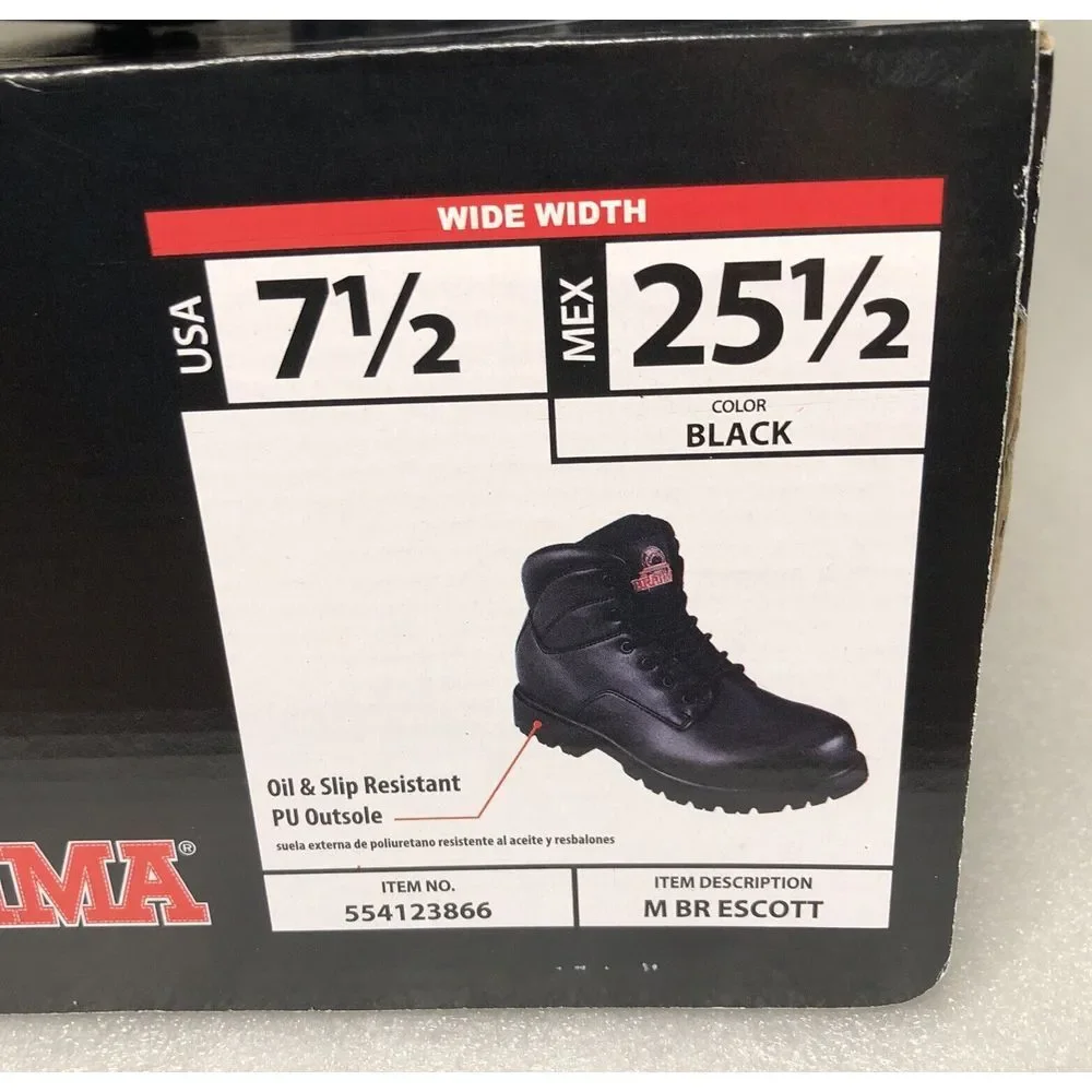 Brahma Escott Men's Soft Toe 6